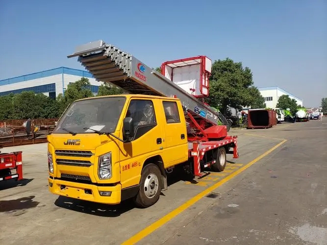 周口附近云梯车出租 砂石搬运